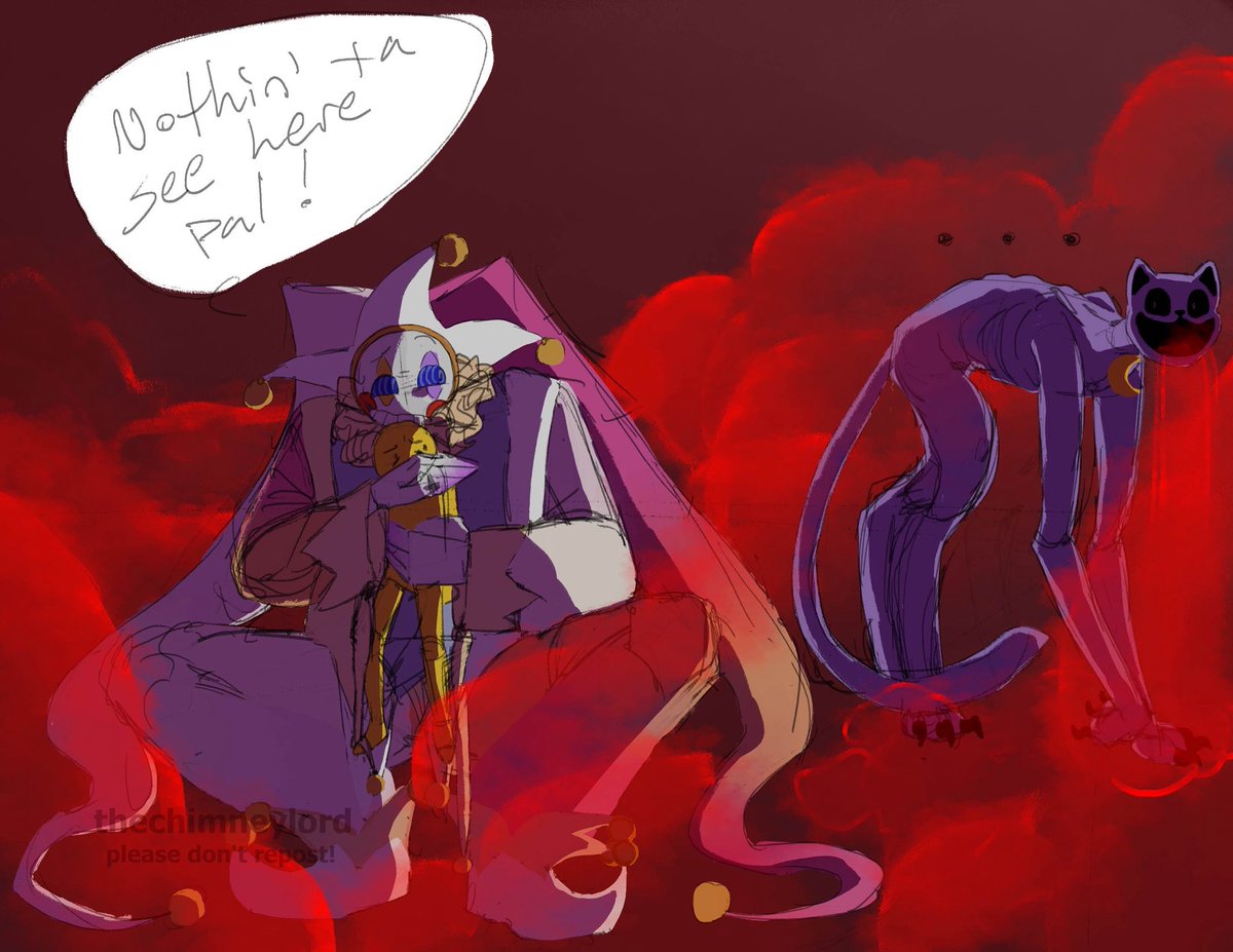 thechimneylord's tweet photo. With all this jester prototype stuff going around I just need people to know that I made this oc like 5 years ago LMAO
#PoppyPlaytime #PoppyPlaytimeChapter5 https://t.co/6QU6xDWCcY