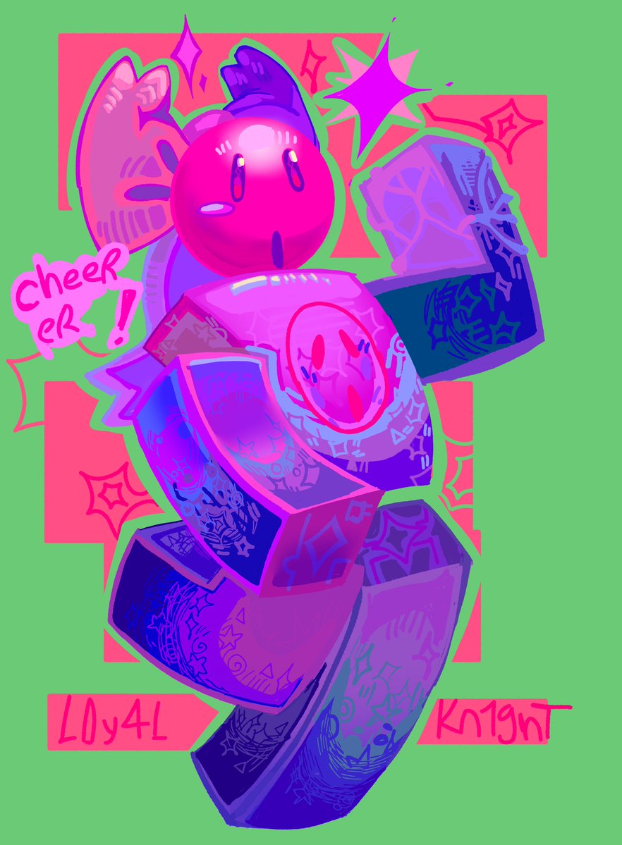 L0Y4L_KN1GHT's tweet photo. I know this account is a bit inactive, that's why I'm leaving this #fanart of #enfosi #cheerer https://t.co/bmg4Mngsw0