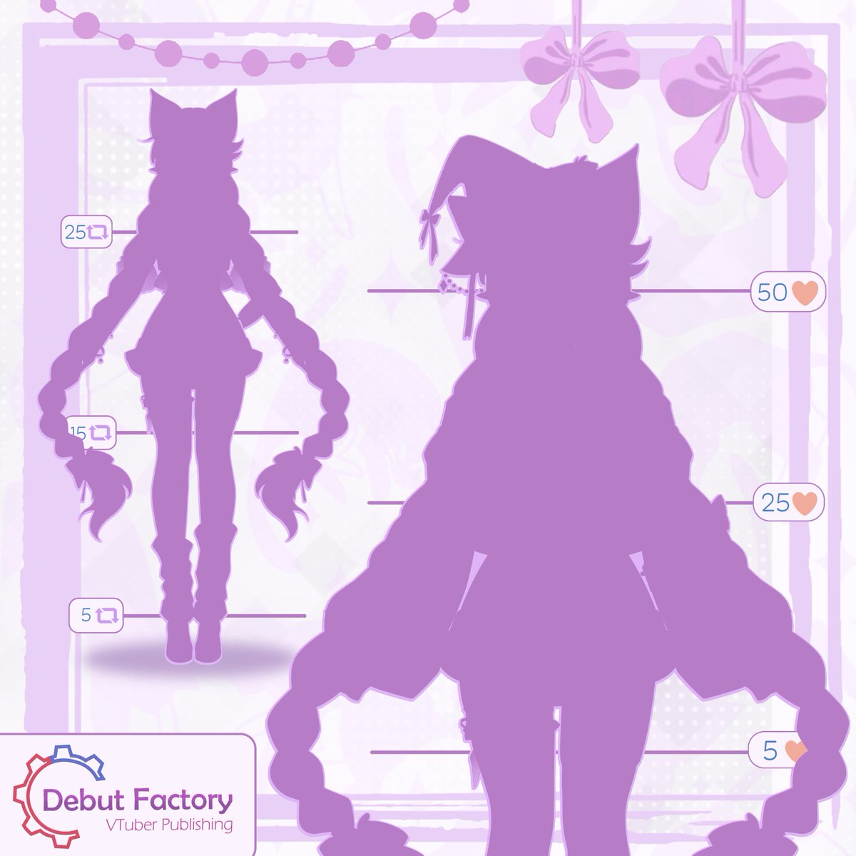 what this! a casual CatGirl coming your way! 
🩷🪄【NEW OUTFIT REVEAL】🪄💙

New Casual Birthday outfit! Coming on January 25th! 

♡ + ↻ to unlock~
#modelreveal #Vtuber #Mewukki