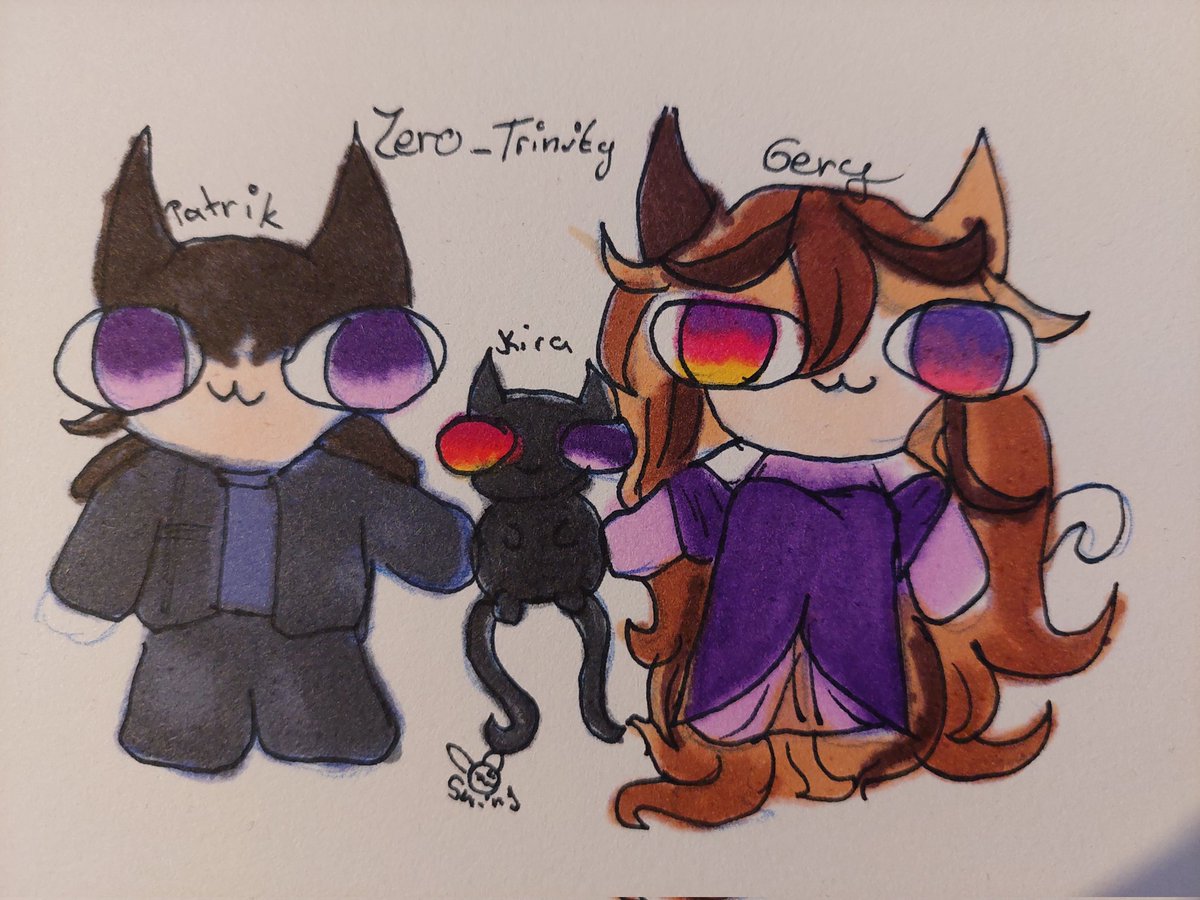 3/?
Dokomi Doodle!🩵
Heute mal im Doppelpack! 
<a href="/Zero_Trinity_tv/">Zero_Trinity 🦇🌸| Dokomi 26 | GerVtubercouple</a> 🩵 Ich freu mich schon euch zu sehen auf der Dokomi dan sehen wir wie stark  ihr müffelt xD