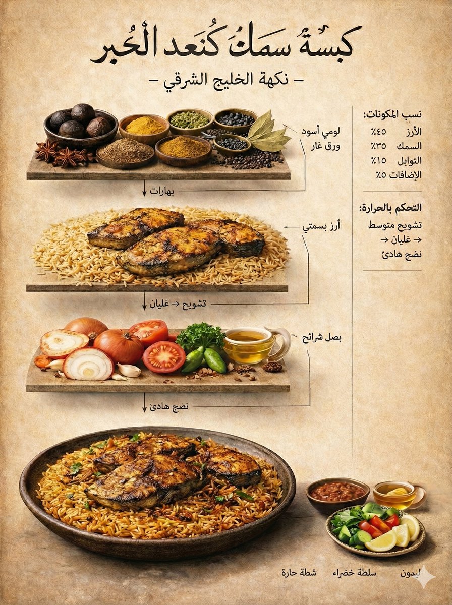 TitansWorldSA's tweet photo. كبسة سمك كنعد ، بالتفصيل . https://t.co/f4RMYgT3AZ