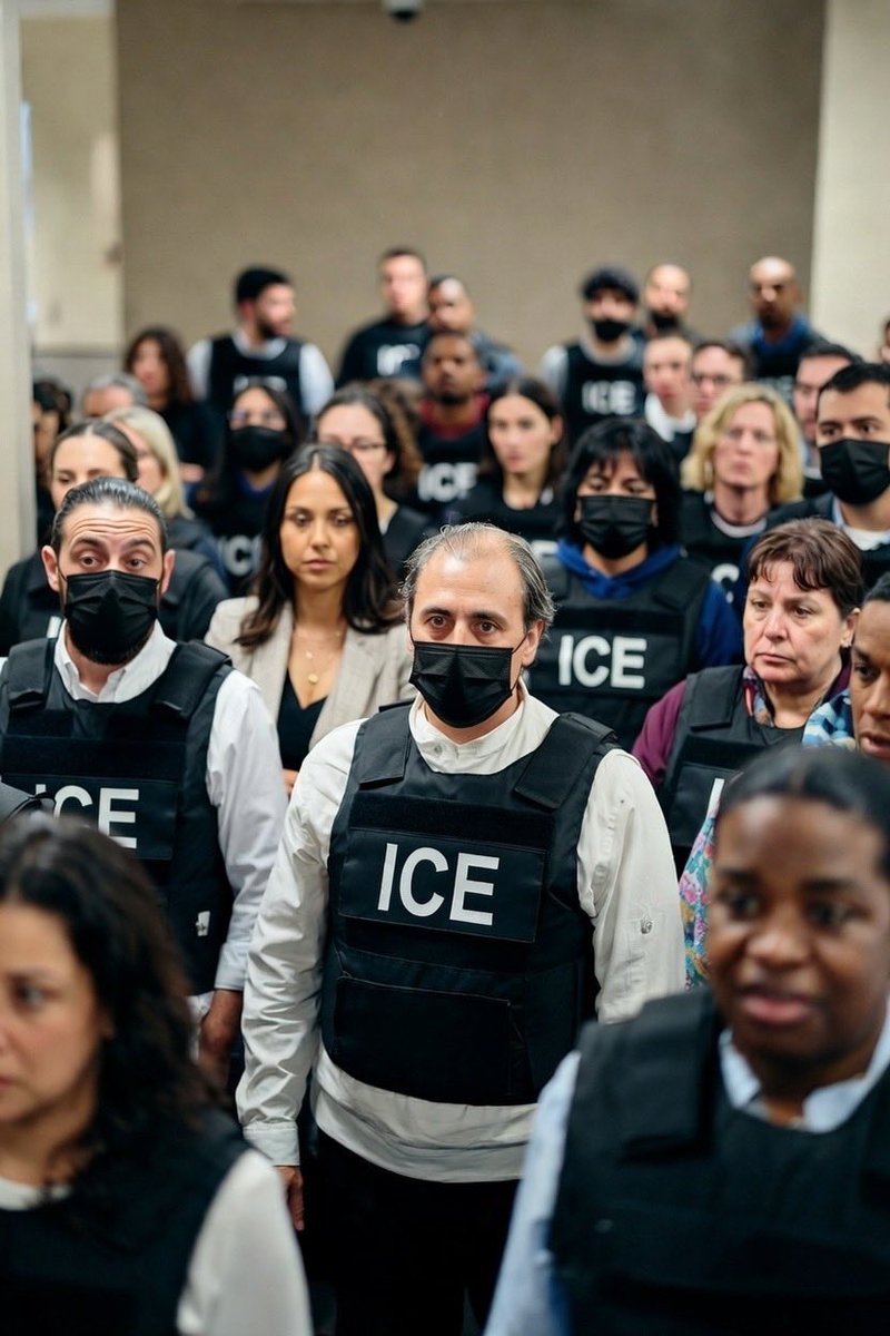 ICE Agents did the right thing, since she will not allow them to carry out their duty of Protecting her, why not diě instead. 🤡 

This type of confusion is not ordinary 🤔