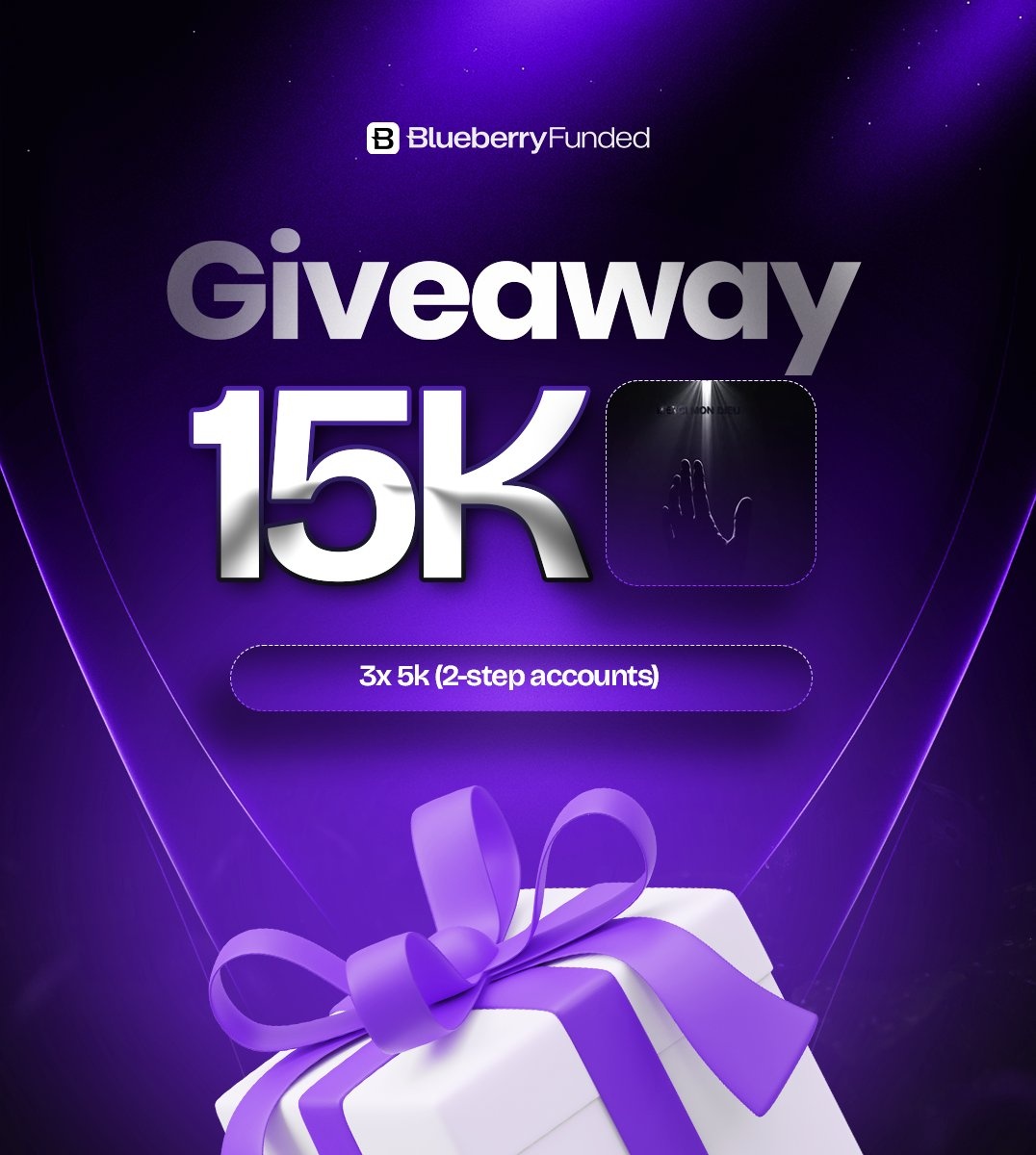 3x 5k (2 step Accounts) Giveaway 

How to Enter
Sign up : blueberryfunded.com/?utm_source=af…

Follow :  <a href="/BlueberryFunded/">Blueberry Funded</a> <a href="/BBFAffiliates/">Blueberry Funded Partners</a>
<a href="/merci__mon_dieu/">ʍɛʀƈɨ ʍօռ ɖɨɛʊ</a> 

Join TG Channel: t.me/tradewithmerci…

Tag 3 traders
Like and share/RT

Aldo Follow: <a href="/Qcrypt0/">Qcrypto</a> <a href="/_Venom_878/">~Venom</a> <a href="/Flashxp0815/">FlashXp</a> <a href="/pipsprotege/">PipsProtege ℗</a>