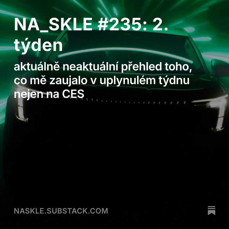 NA_SKLE's tweet photo. Proběhl CES, takže jsem se trochu utrhl, ale i tak jsem nestihl vše :) https://t.co/jhqN3i11Dk