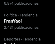 FranYaoi's tweet image. política