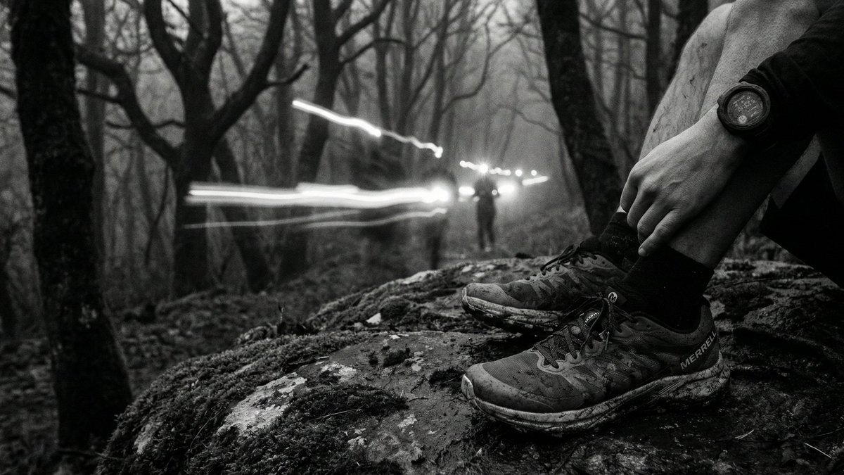 PierDeRog's tweet photo. Midnight: Spartan Warrior. 7:00 AM: Shivering child.
#DNF at km 48.

I didn't just stop. I walked off the #trail, found a rock, and sat down while the real runners passed me.

The #mountain audited my ego, and I came up short.
Episode 12 is out, link in bio.

#UltraRunning https://t.co/p8JVM1hXvr