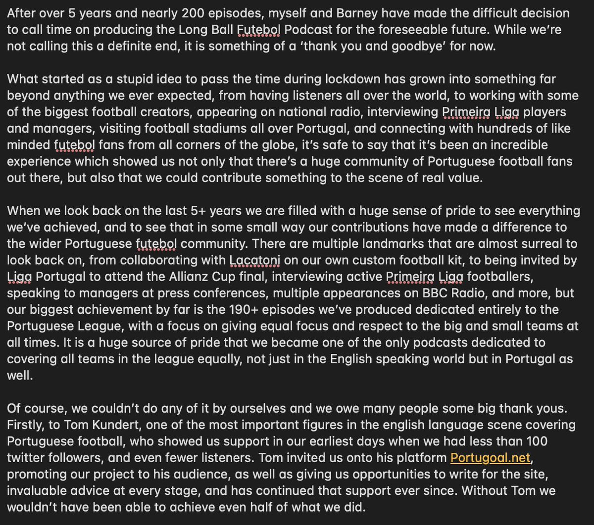 Long Ball Futebol Podcast 🎙️ tweet media