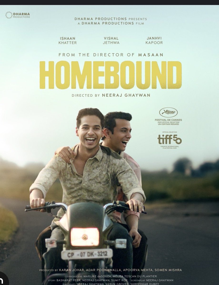 pagarwal5's tweet photo. Seldom does a film shift your perspective like 'Homebound' did. It woke me up to my own privilege and sparked a genuine desire to serve others. Highly recommend. #HOMEBOUND https://t.co/R83WrkPMnv