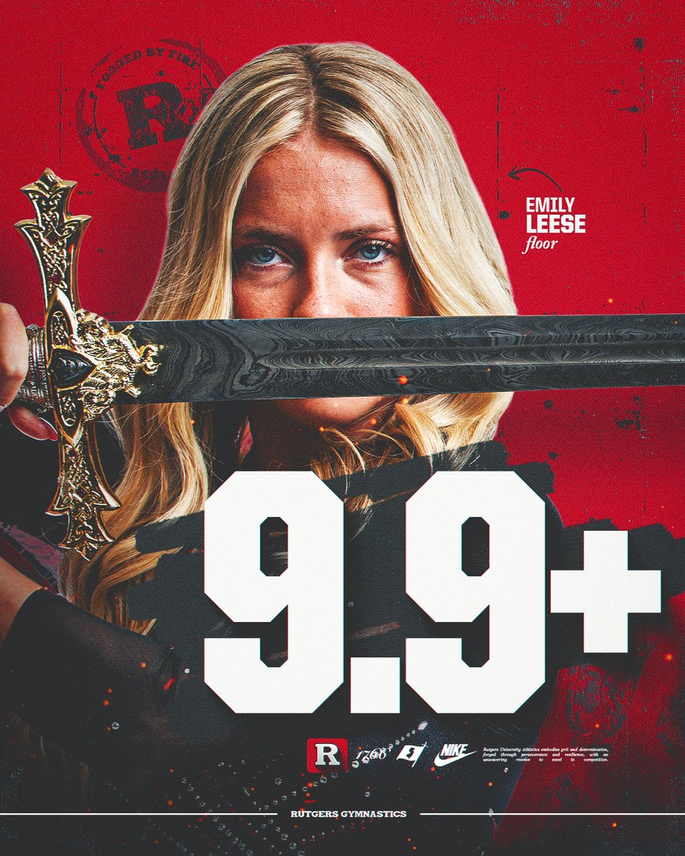 RUGymnastics's tweet image. ✔️ Event win on floor
✔️ Ninth career 9.900 on floor
✔️ Already owns 9.9's on floor and vault through two meets

Emily Leese is off to a blazing start in her final season 🔥