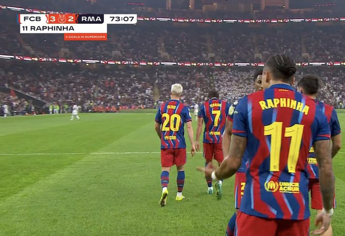 الدقيقة 75 | الكلاسيكو يشتعل. برشلونة 3 - 2 ريال مدريد 