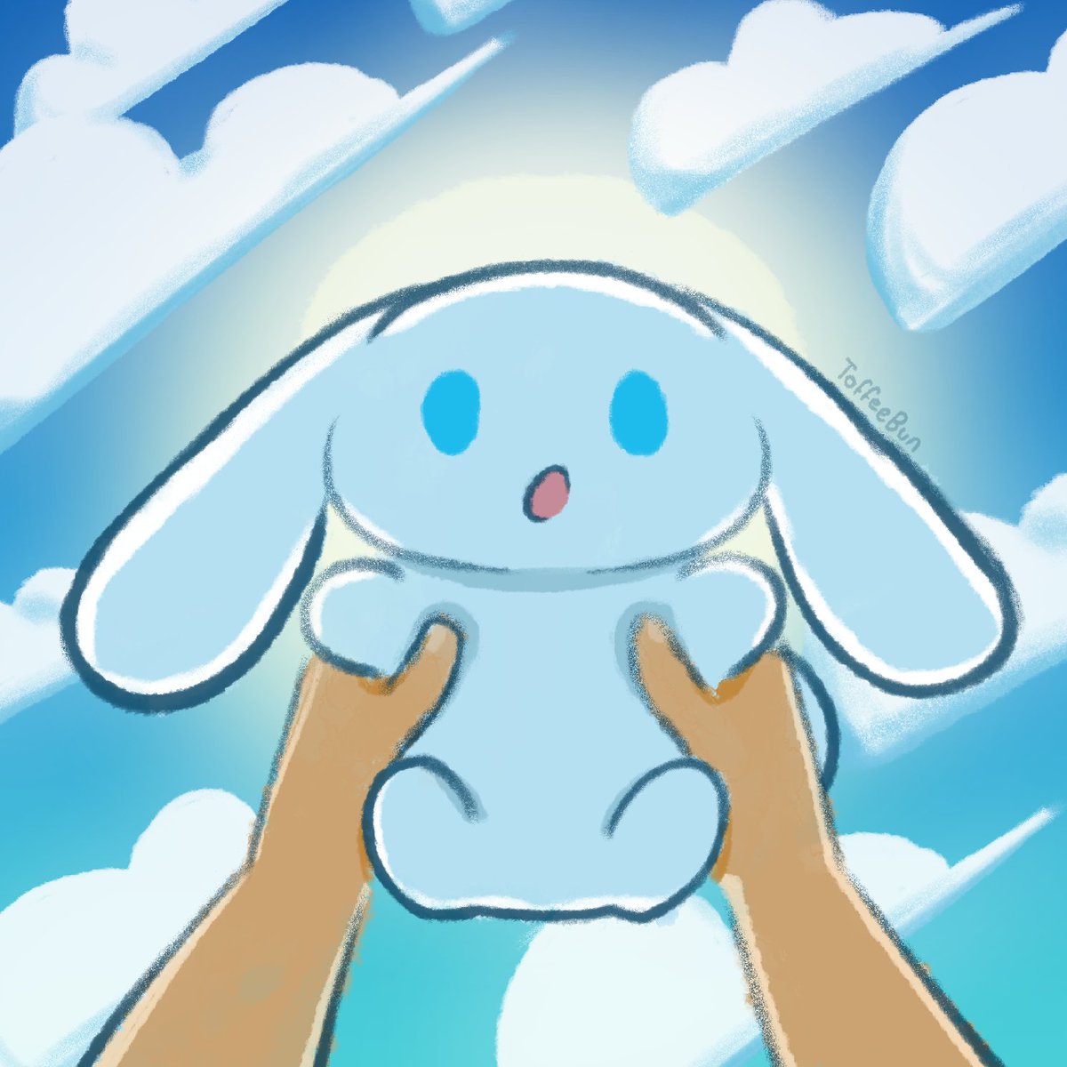 Toffee_Bun's tweet image. little cloud #cinnamoroll