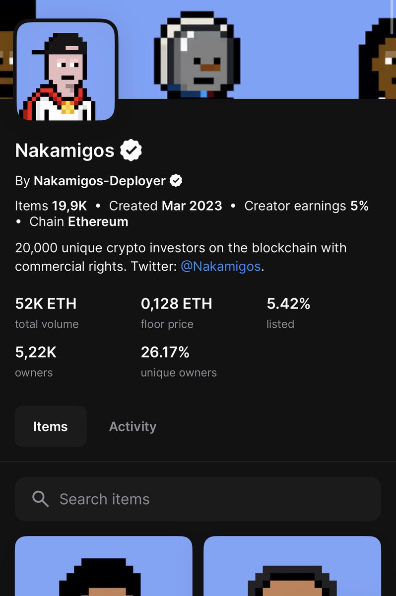pixelmfer's tweet image. The Nakamigos floor price is now equal to the Migos listed by the strategy $MEEGSTR. 

Let the flywheel continue.