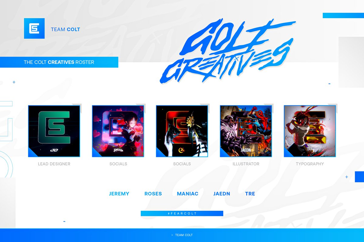 ColtCreatives's tweet image. Introducing Colt Creatives 2026 

#FearColt