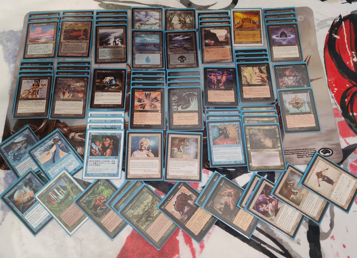 1-3 con Doomsday en la liga de Premodern de Bilbao en <a href="/MirrodinMTG/">Mirrodin Asociacion</a> 

Deck chulo, pero muy complicado. 

Seguiremos probando cositas