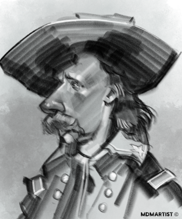 Sketch... Major General George Armstrong Custer
