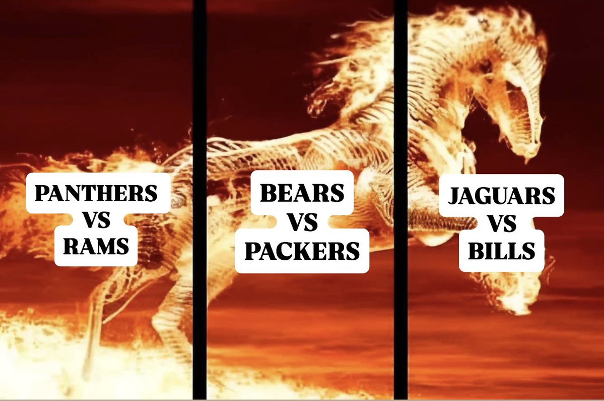 Underdog's tweet image. The NFL playoffs so far 🔥