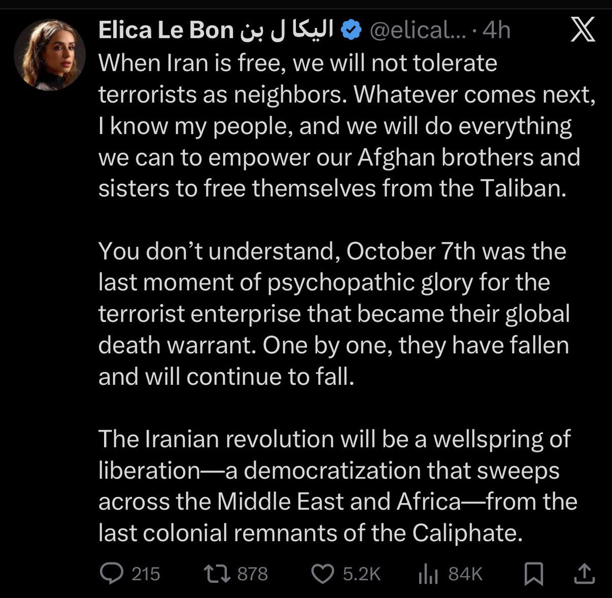 AdameMedia's tweet image. Zionists are admitting as soon as they take Iran they will start murdering and stealing land from Afghanistan. 

It’s of course all wrapped inside the gross and pathetic “I’m the victim 🥺” narrative we’ve come to expect from these cry-bully psychopaths.