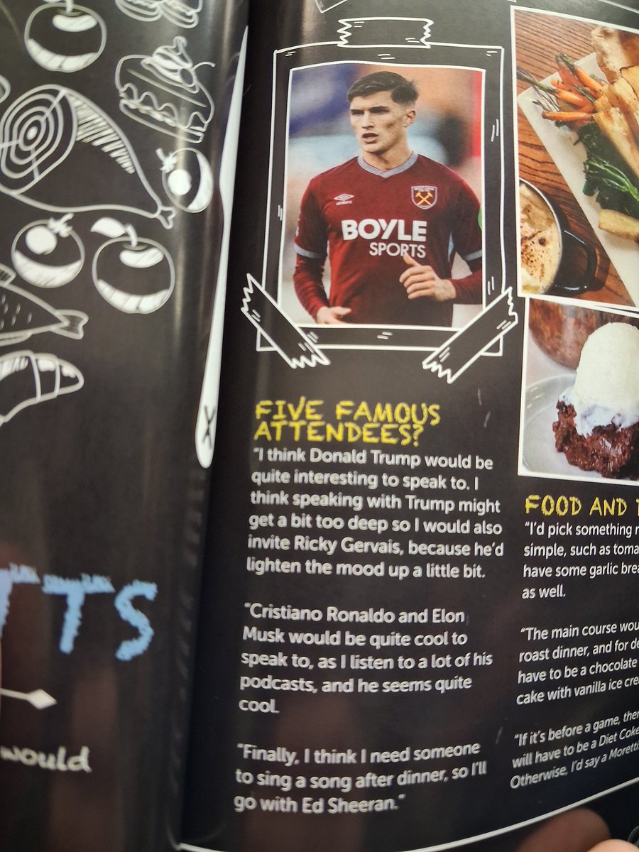 verypopularname's tweet image. Anyone fancy Freddie Potts' dream dinner party?