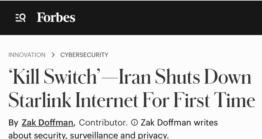 PalMediaOrg's tweet image. Iran1: Starlink 0.