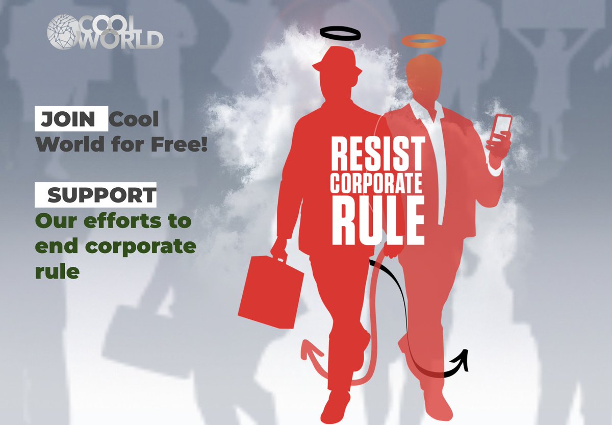 Watch #TheCorporation for free on our Youtube Channel: youtu.be/6v8e7dUwq_Q?si…  #ResistCorporateRule