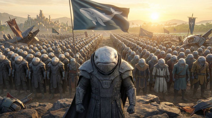 AlphaShill5823's tweet photo. If you missed the Solana's $200M $WhiteWhale, I feel you and I max leveraged with its lore on Ethereum. It's trending non stop on the major platforms and everyone still have time to be a #Whale around $35k 🐋

0xc45d9F19eBbb531bDf51c1910FEf68fdd696BdD9 https://t.co/tJIGJ8p3We