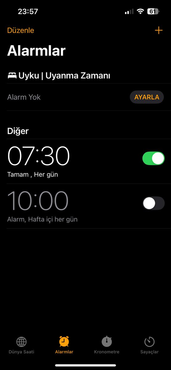 Bismillah diyip alarımı aktif hale getirdim iki aydan sonra inşallah pişman olmam tekrardan işe başladığıma..😂🤭
#iyigeceler