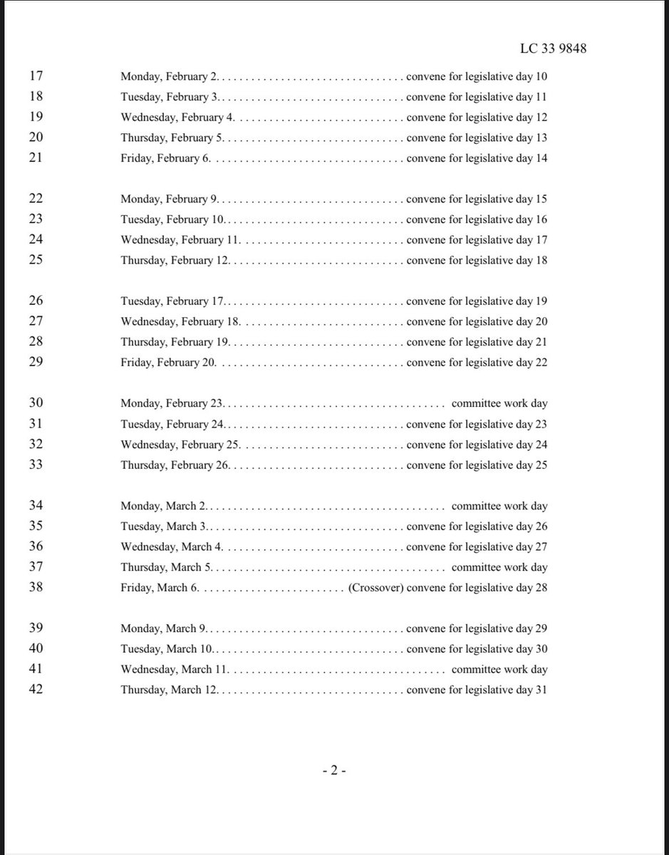 rahulbali's tweet image. 2026 Georgia General Assembly Calendar

State Senate and House Majority Leaders release a tentative legislative calendar.

Crossover Day (Deadline for most bills to move from chamber to chamber) March 6

Sine Die (Final Day) April 2

House &amp;amp; Senate still have to approve. #gapol