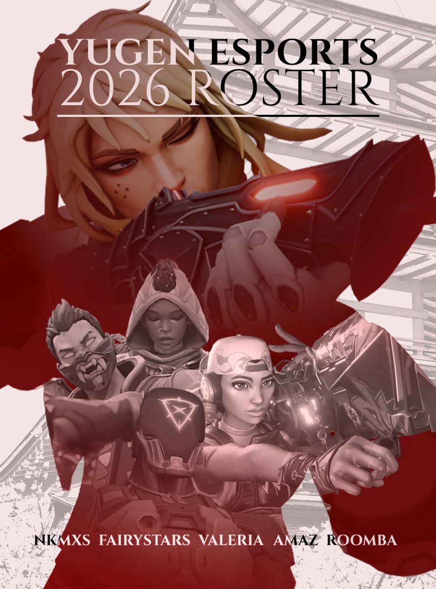 Yugen Esports GC is competing in #VCTGameChangersEMEA open qualifiers!
Best of luck to our amazing players <3

 🇵🇱<a href="/nkmxs/">YGN nkmxs</a>  - Duelist
 🇵🇱<a href="/himevaleria/">LFT valeria</a>  - Controller
 🇮🇪<a href="/Fairystarsx/">Fairy</a>  - Sentinel
🇬🇧<a href="/Amaz_zh/">Amaz</a>  - Flex
🇬🇧<a href="/Roomba_ble/">Roomba</a>  - Flex

 🇮🇪<a href="/TempoKD/">TempoKD</a>  - Coach
🇬🇧Amitea  - Team Manager