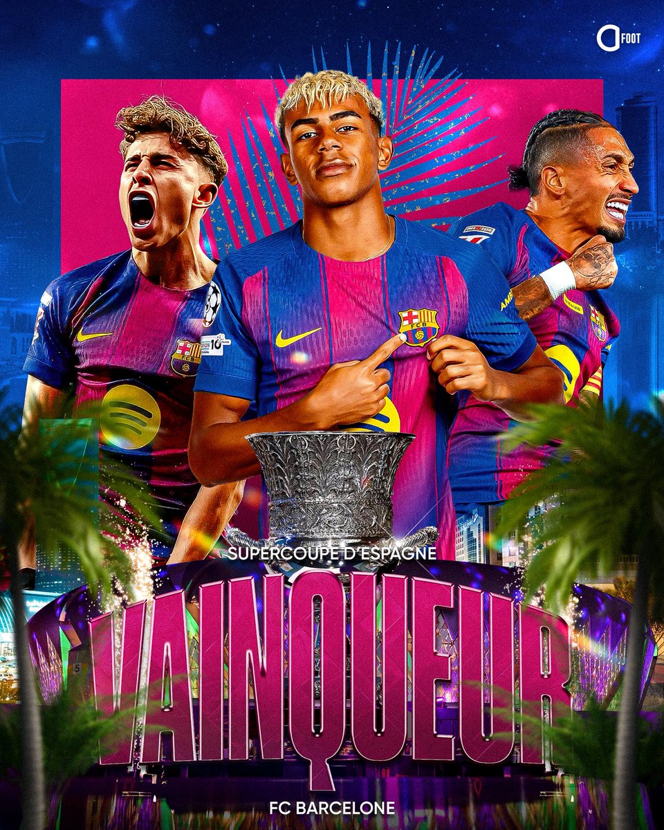 ActuFoot_'s tweet image. 🚨🚨 OFFICIEL ! 𝗟𝗘 𝗙𝗖 𝗕𝗔𝗥𝗖𝗘𝗟𝗢𝗡𝗘 𝗥𝗘𝗠𝗣𝗢𝗥𝗧𝗘 𝗦𝗢𝗡 𝗣𝗥𝗘𝗠𝗜𝗘𝗥 𝗧𝗥𝗢𝗣𝗛𝗘́𝗘 𝗗𝗘 𝗟𝗔 𝗦𝗔𝗜𝗦𝗢𝗡 𝗔𝗩𝗘𝗖 𝗟𝗔 𝗦𝗨𝗣𝗘𝗥𝗖𝗢𝗨𝗣𝗘 𝗗’𝗘𝗦𝗣𝗔𝗚𝗡𝗘 🇪🇸 !!!!! 💙❤️

LES CATALANS GAGNENT POUR LA 3ème FOIS DE SUITE DANS UNE FINALE LE RIVAL MADRILÈNE 😈