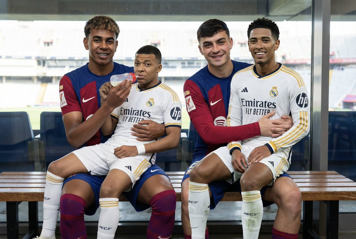 Nada muda na Espanha… vira temporada, entra nova e o Realzinho segue tremendo pro Barcelona. A maior paternidade já vista na história desse esporte.

A taça da Supercopa da Espanha segue com o maior. O Real Madrid segue sendo filho do Barça.