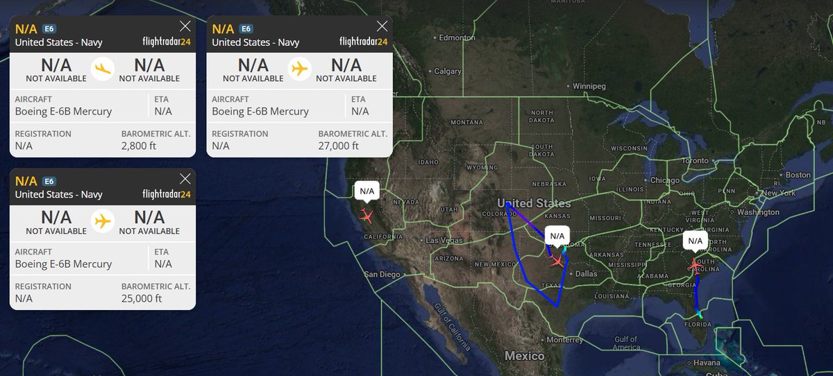 ⚠️⚠️⚠️⚠️⚠️⚠️THREE NUCLEAR WAR COMMAND AND CONTROL PLANES AIRBORNE OVER THE U.S.!! SOMETHING IS ABOUT TO GO DOWN!! VERY UNUSUAL FOR A SUNDAY AFTERNOON