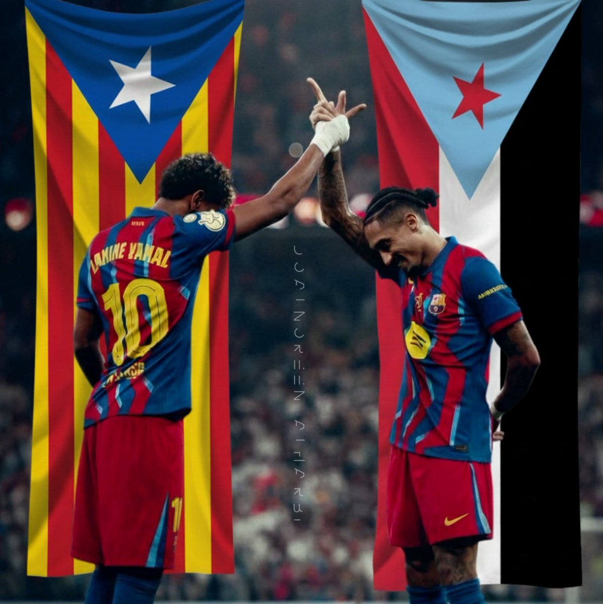 من السعودية.. برشلونة الداعي للانفصال يكسر الحصار ويحقق الانتصار بكلاسيكو الأرض ويفرح الأنصار ✊🏻🔵🔴

كتلوني ✌🏻
#ذوالنورين_الحربي