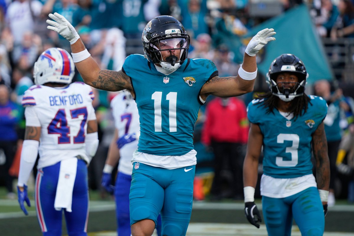 brgridiron's tweet image. Parker Washington was an absolute star despite the loss

🔥7 rec
🔥107 yards
🔥1 TD

Not bad for a 6th-rounder