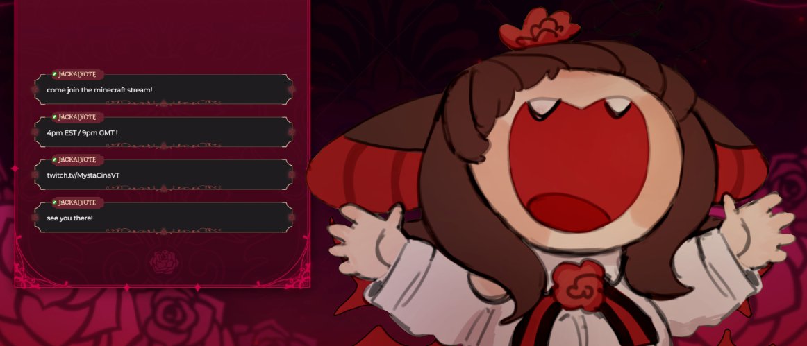 I want... to stream... pre-debut stream... tomorrow... come join !! 9pm GMT / 4pm EST !!

I havent played minecraft since... forever.... Lets kill that dra gon guy !!! YEAHHHH!!!