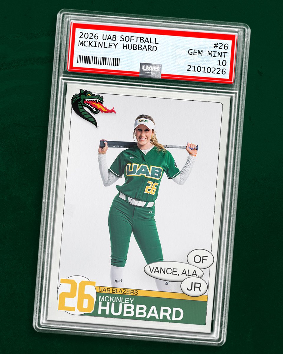 Miss UAB, <a href="/McKinleyHubbar4/">McKinley Hubbard</a> days away from first pitch!

#WinAsOne