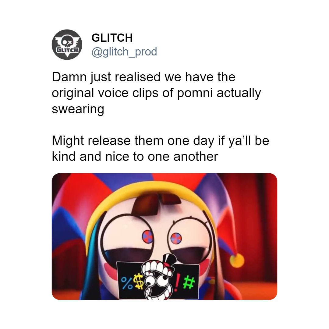 creamingplants's tweet image. Still waiting for the original voice clips to be released