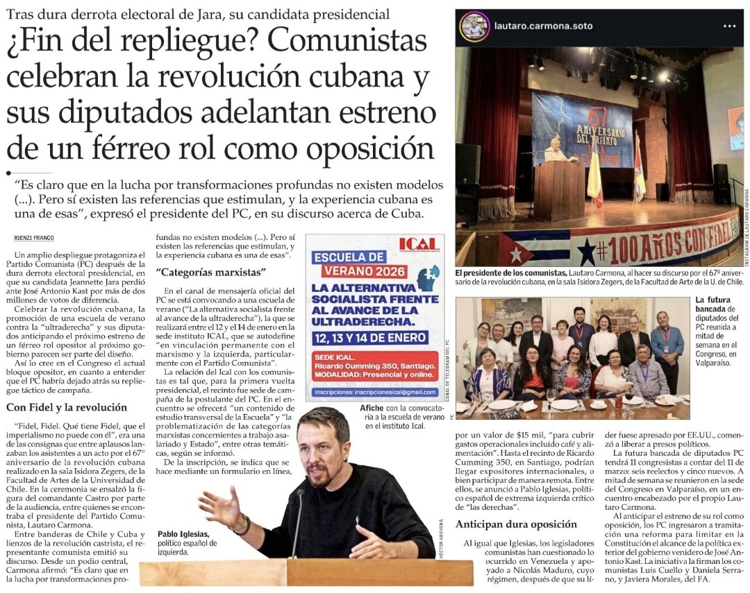 ignaciobriones_'s tweet photo. El PC chileno simplemente siendo el PC chileno (aunque por razones oportunistas en una campaña reciente haya tratado de esconderlo). https://t.co/MYBtrhEtUL