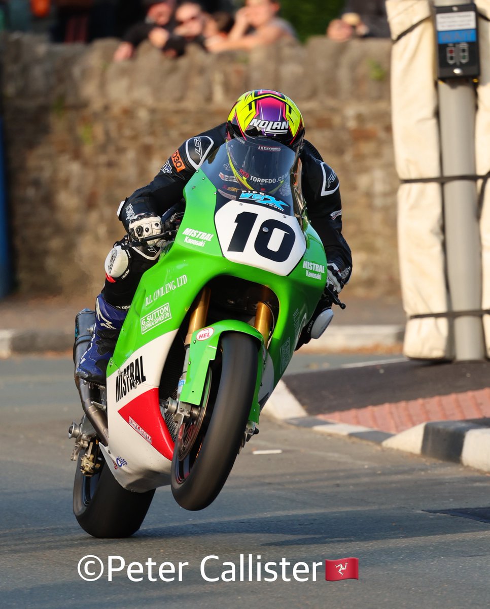 Paul Jordan on the Mistral Racing Kawasaki ZXR750, Classic TT 2025