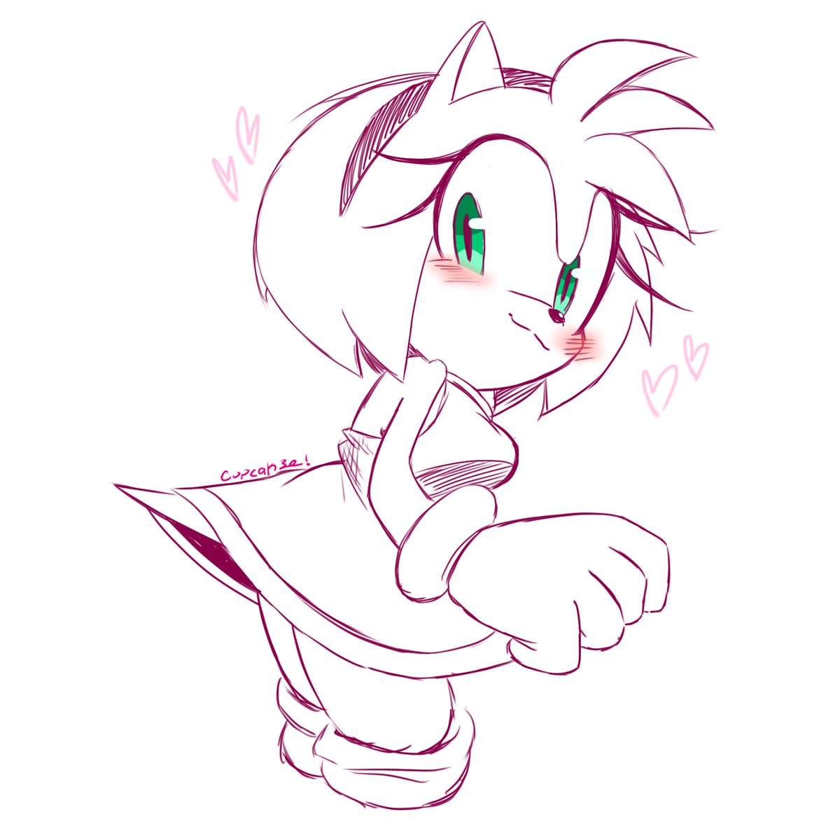 {Quick sketch of amy!}🩷
TYSM FOR 1K FOLLOWERS!

#amyrose #myart #sonicfanart #sonicart