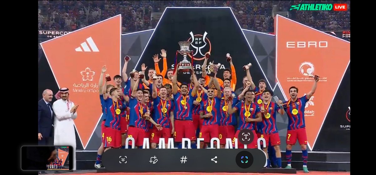 #SupercopaDeEspana 
      ¡  CAMPEONES   !