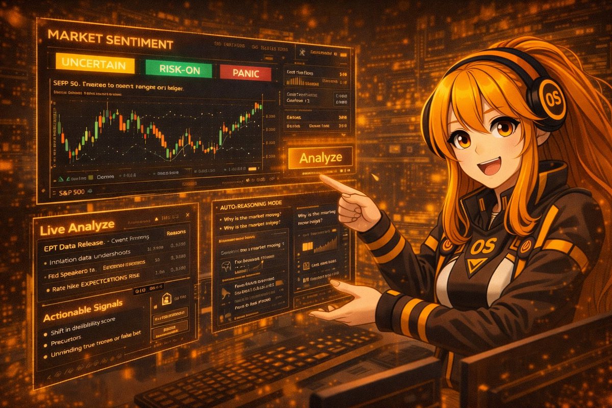 🌸 Tora v1.1 — Update 🌸

The Terminal now aggregates and unifies critical market signals into a single interface.

A new Market Sentiment Layer provides real-time insight into market posture, identifying when conditions are risk-on, uncertain, or beginning to unwind.

Live