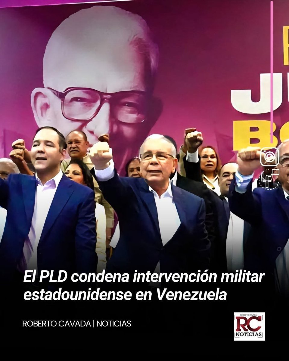 El PLD apoyo la dictadura de Chávez y Maduro. Son harinas del mismo costal
Por eso Danilo quería reformar la constitución en el 2019
Su objetivo era perpetuarse indefinidamente en el poder