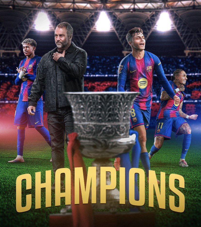 مبروك لجماهير برشلونة الفوز وهاردلك لجماهير ريال مدريد 👏🏼
مباراة كبيرة استمتعنا فيها بالأداء والإثارة. 👌🏼

وشكر خاص للمملكة العربية السعودية على الاستضافة والتنظيم المميز لكأس السوبر الإسباني إبداع يليق باسمها وجماهيرها 🇸🇦💚

#ريال_مدريد_برشلونه
#برشلونه_ريال_مدريد