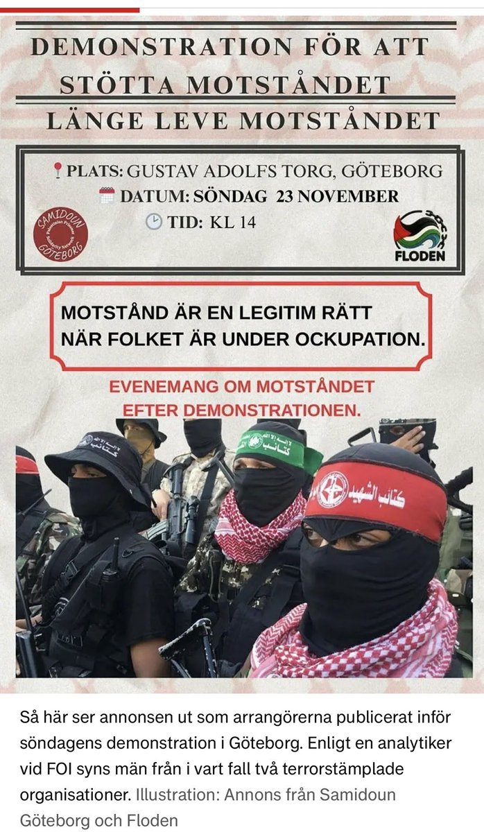 <a href="/HassanKhan_Vi/">Hassan Khan 🇸🇪🇵🇸</a> Vänta lite nu. Jämför du på riktigt ett försvarskrig med folkligt uppror mot en diktatur som har förtryckt och mördat sin befolkning i över 40 år? Det här tar ändå priset av alla korkade inlägg du har postat hittills.

Sen behöver du förstå en väsentlig skillnad. Exiliraniernas