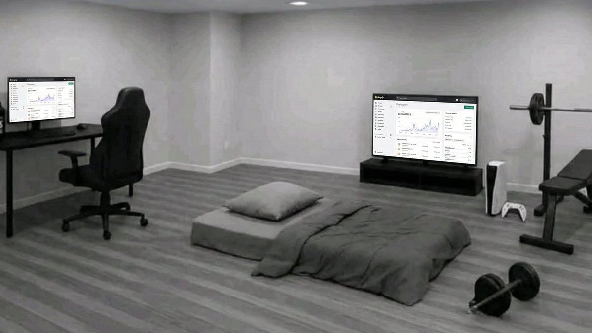 ecom dudes will be doing 1 mil a month profit and still live like this