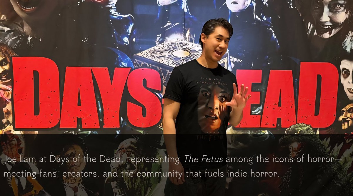 🩸 We brought The Fetus to horror conventions… and almost did everything wrong.
We learned fast: if you treat a horror con like a sales floor, you’ve already lost.

👉 Read the full write-up here: thefetusfilm.com/blog