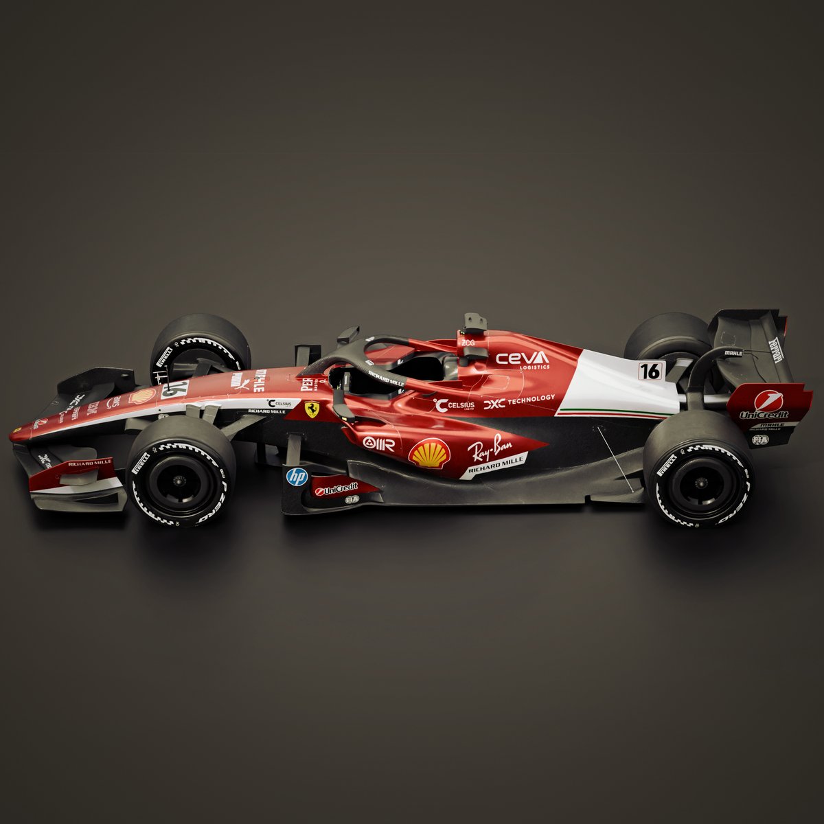 Mick_Ander's tweet photo. Ferrari 2026 sf26 concept livery 
Model: F1 2026 v3 by me, coming soon
 #sf26 #ferrari #fia #f1 #concept #livery #2026 https://t.co/putqbfzu2K