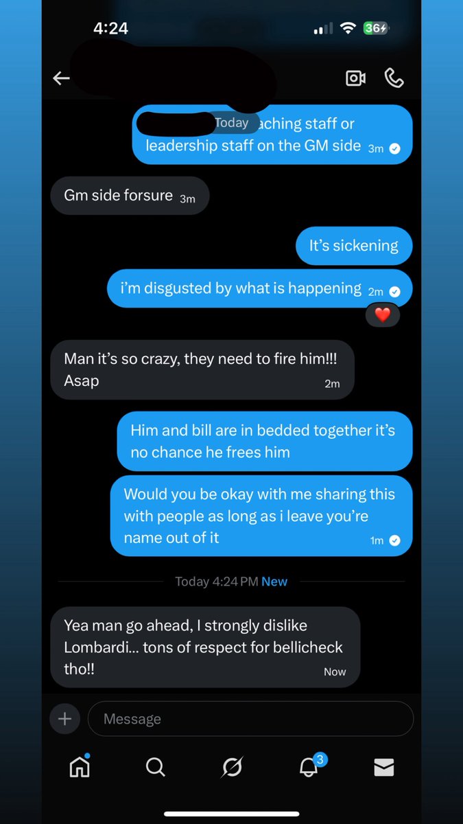 I just got this from a former play here at UNC. This is very very disturbing Lombardi has to be fired now this is day one of me posting #FireLombardi. If you care about Carolina football I ask that you join me.