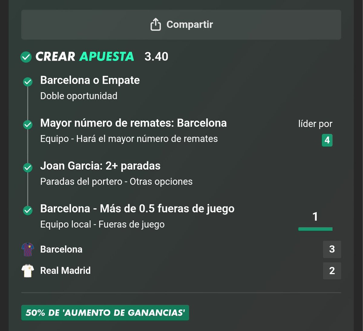 Aumento 4.60 dentro , un día más sin hacer ruido... enhorabuena gente ✅