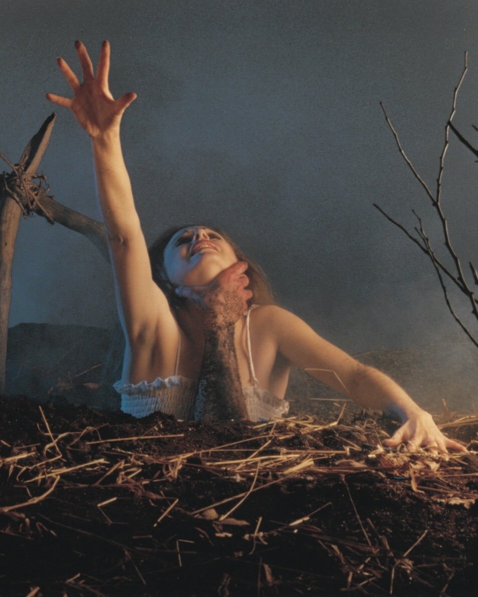 TheCinesthetic's tweet image. Promotional Photos for Sam Raimi’s Evil Dead (1981)